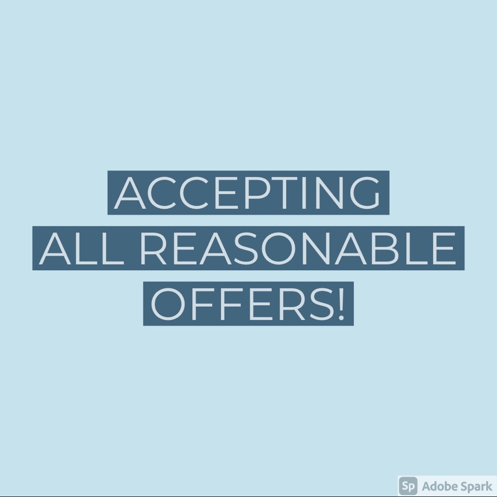 ACCEPTING ALL REASONABLE OFFERS!